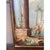 Early 20th Century Italian Capriccio Landscape Painting in Shaped Gilt Frame For Sale In South Bend - Image 6 of 9