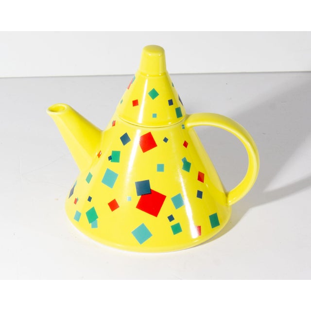 Late 20th Century Late 20th Century Toscany Collection Postmodern Ceramic Teapot For Sale - Image 5 of 7