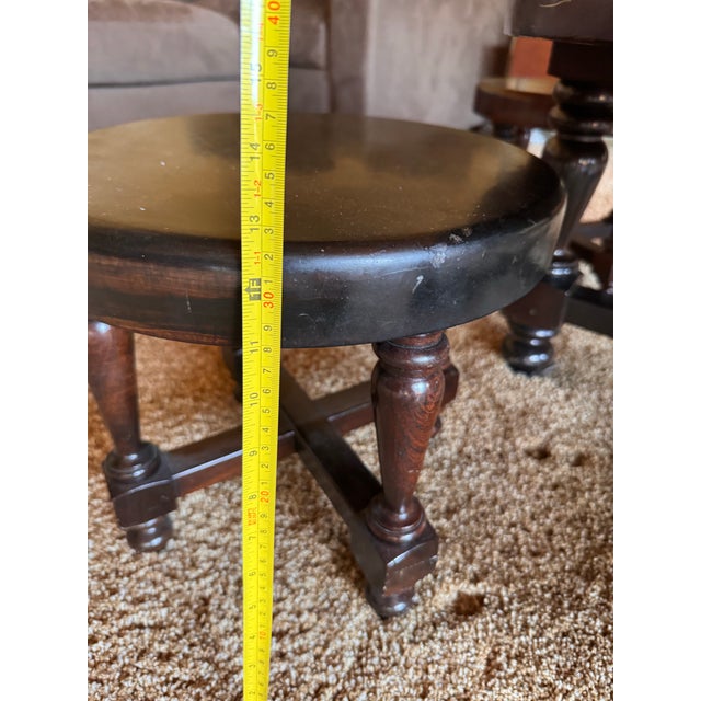 Ecru Vintage Onyx Stone Top Coffee Table With Nesting Stools For Sale - Image 8 of 12