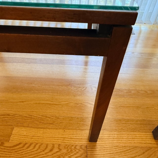 Wood Pair of Early Walnut Side Tables by Lewis Butler for Knoll, Early 1950s For Sale - Image 7 of 17