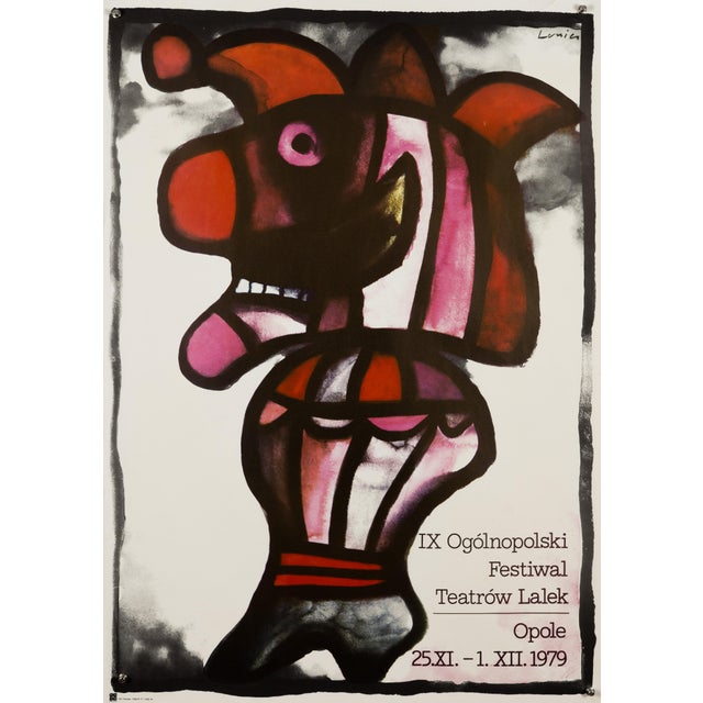 9th National Puppet Theatre Festival Exhibition Poster by Jan Lenica, 1979 For Sale - Image 9 of 9