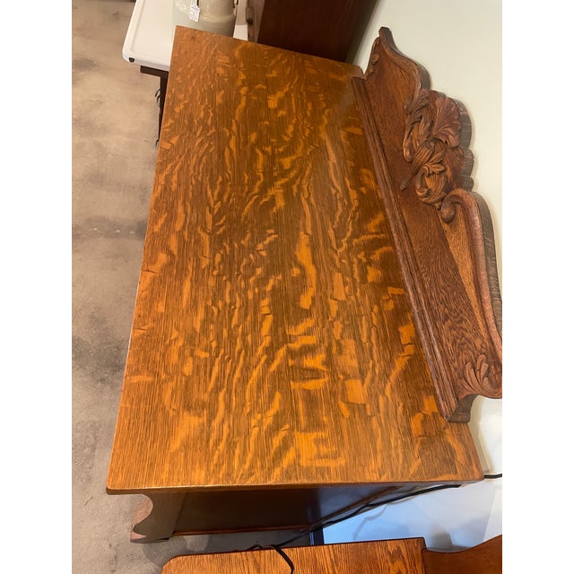 American Antique American Empire Revival Style Sideboard/Buffet For Sale - Image 3 of 12