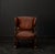 Vintage Leather Chimney Armchair 1920s For Sale - Image 13 of 18