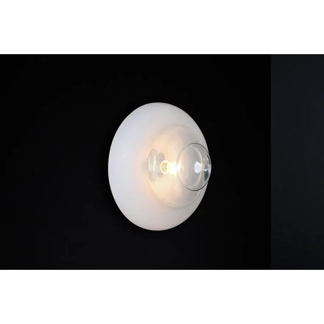 Murano Glass Wall Light in Hand-Blown Glass, Italy, 1960s For Sale - Image 11 of 18