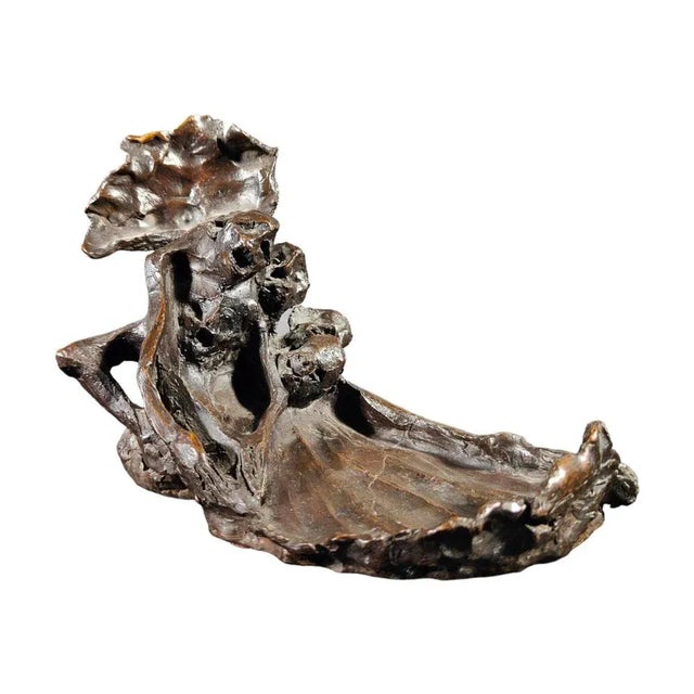 Metal Bronze Sculpture by Goya, 1950 For Sale - Image 7 of 11