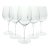 Luigi Bormioli Set of 5 Contemporary Clear Wine Glasses For Sale