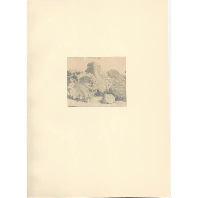 Giorgio Morandi (1890-1964) "Natura Morta con Vaso, Conchiglie e Chitarra" (Still Life with Vase, Shells and Guitar)...