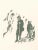 Contemporary Original Woodcut Print of Hikers by Michelle Farro For Sale - Image 3 of 6