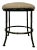 Faux Bamboo Metal Stool For Sale