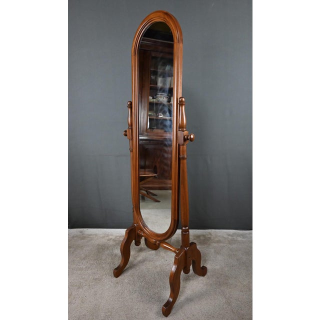 Mahogany Psyche Part 2 Mirror, 20th Century For Sale - Image 6 of 16