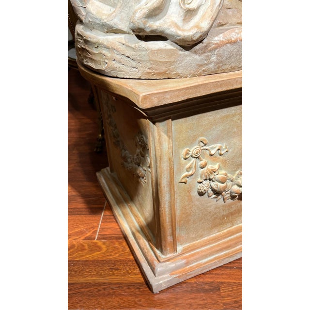 Ceramic Lifesize Neoclassical Terracotta Figure of Bathing Venus For Sale - Image 7 of 12