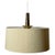 Swedish Modern Minimalist Brass and Silk Drum Pendant Light, 1970 For Sale - Image 16 of 16