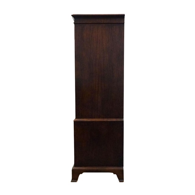 Century Furniture Solid Mahogany Traditional Style 42" Chest on Chest For Sale - Image 10 of 12