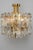 Gilt Brass and Crystal Glass Light Fixture from Kalmar, Austria, 1970s For Sale - Image 6 of 10