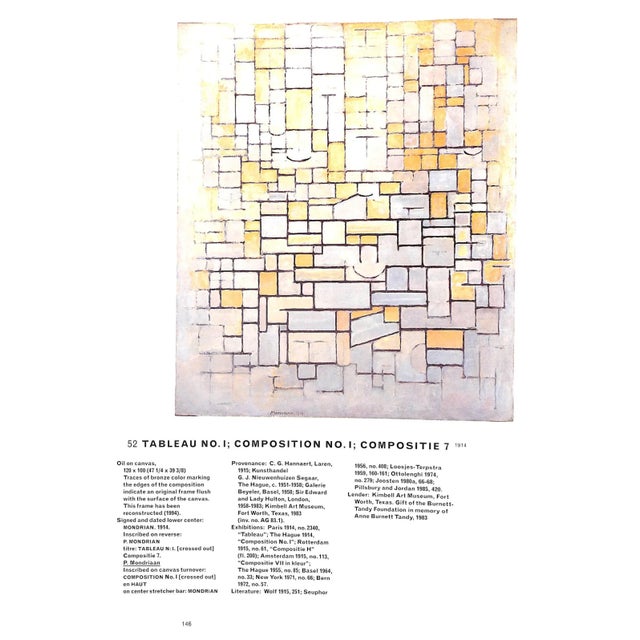 White "Piet Mondrian 1872-1944" 1994 Bois, Yve- Alain; Joosten, Joop; Rudenstein, Angelica For Sale - Image 8 of 10