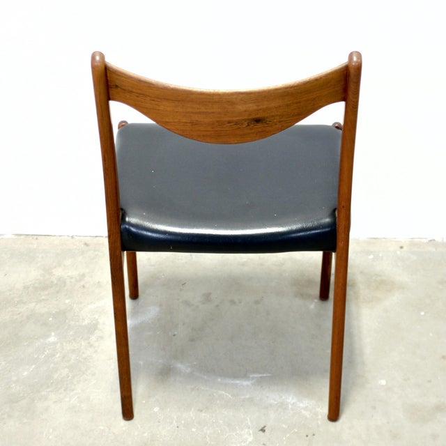 Glyngøre Stolefabrik Set of 4 Rosewood Model No. Gs60 Dining Chairs Designed by Arne Wahl Iversen For Sale - Image 10 of 14