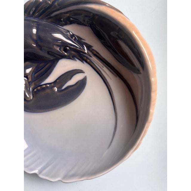 Type 3498 Lobster Bowl by Erik Nielsen for Royal Copenhagen For Sale - Image 5 of 9