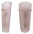 Murano Glass Wall Sconces in Pink Ribbed Glass and Brass, Italy, 2000, Set of 2 For Sale