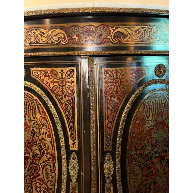 Mid 19th Century Napoleon III Boulle Marquetry Side Cabinet Mid-19th Century For Sale - Image 5 of 18
