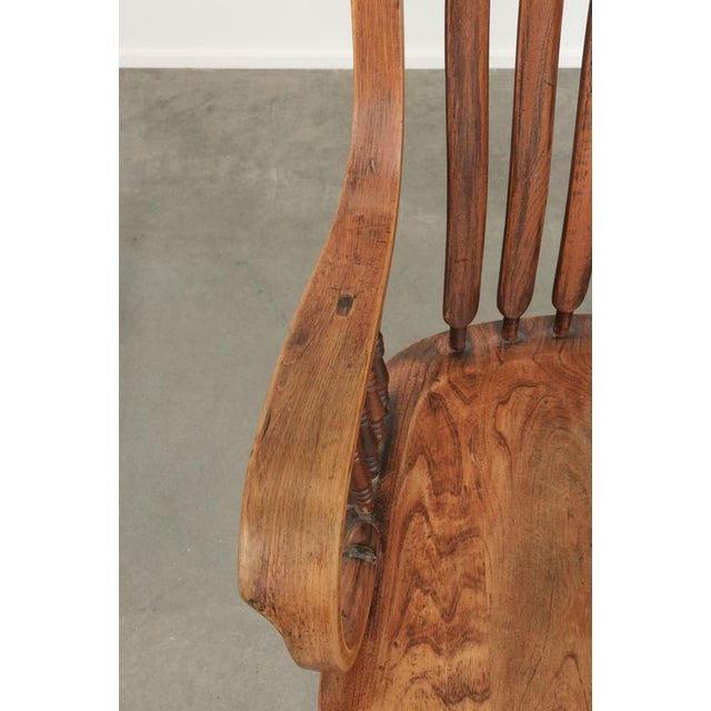 Early 20th Century Desk Chair with Wood Carving For Sale - Image 7 of 15