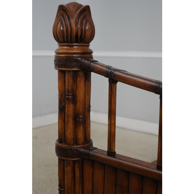 1980s Tommy Bahama Island Estate West Indies Bamboo Bed For Sale - Image 5 of 15