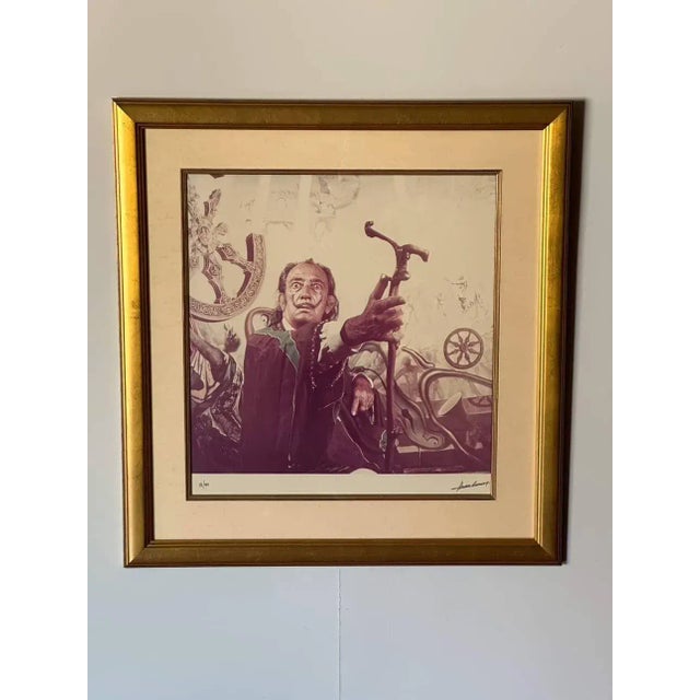 Marc Lacroix Vintage Color Photograph of Salvador Dali With His Cane For Sale In Seattle - Image 6 of 9