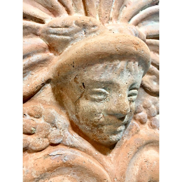 Late 19th Century Terracotta Architectural Element of Mercury For Sale - Image 5 of 8