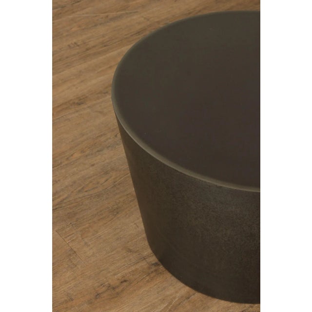 Modern Patinated Steel Coffee Table For Sale - Image 9 of 12
