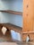 19th Century Pine Open Bookcase With Painted Blue Interior For Sale - Image 11 of 13