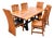 Walnut Live Edge Dining Table and Chairs For Sale