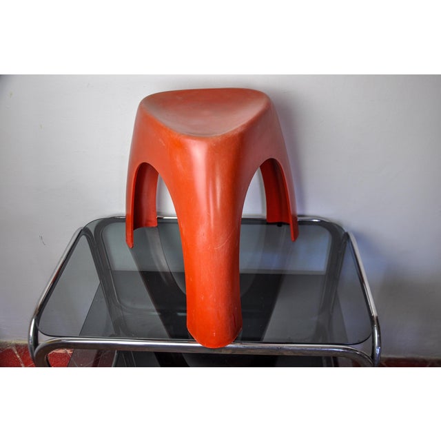 Red Elephant Stool from Vilmer, Spain, 1980s For Sale - Image 10 of 10