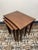 Nesting Tables in Wood, Set of 3 For Sale - Image 3 of 7