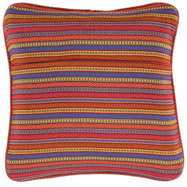 Antique hand-woven Farahan rug pillow. This is 100% wool. Back 100% cotton. Beautiful colors and well made. This pillow...