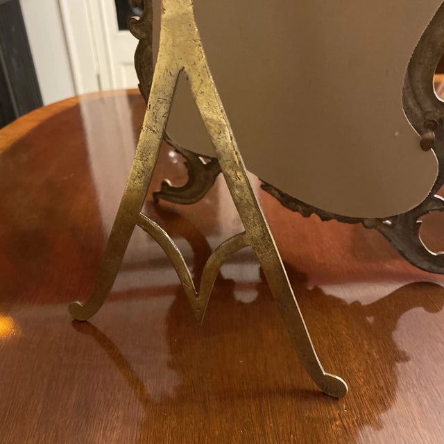 Brass Late 19th Century Louis XV Brass Frame For Sale - Image 8 of 8