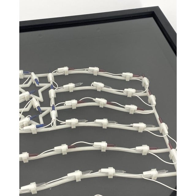 Plastic Jan Henderikse, Stars & Stripes, 1996, Light Object For Sale - Image 7 of 18