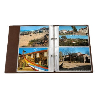 Album of Illustrated Postcards, Set of 70 For Sale