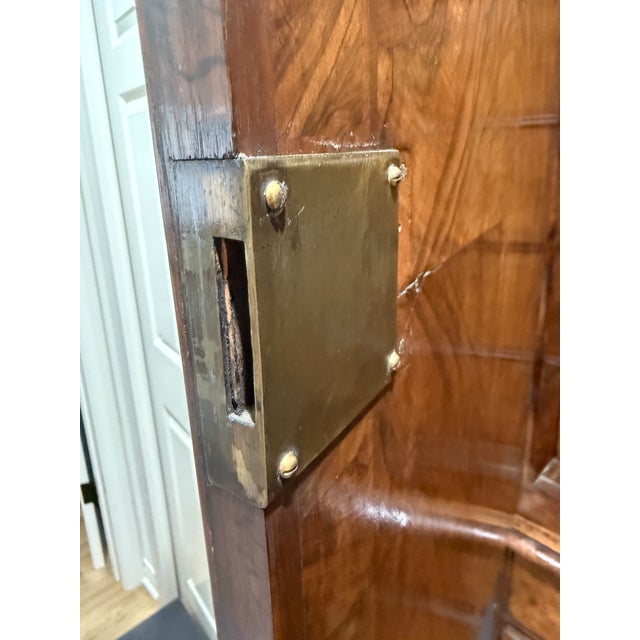 17th Century Early 18th Century English Queen Anne Walnut Cabinet on Chest, C. 1710 For Sale - Image 5 of 17