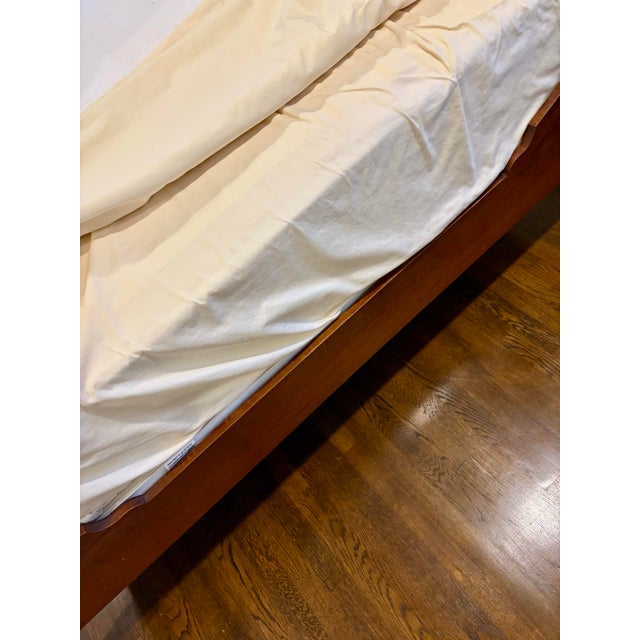 Antique Eastlake Victorian Bed Frame With Carvings For Sale - Image 4 of 5