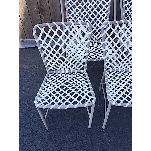Vintage Brown Jordan Patio Chairs Set of 5 Chairish
