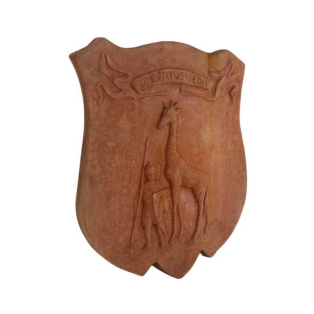 2000 - 2009 Giraffa Terracotta Wall Plaque For Sale - Image 5 of 12