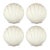 Vintage Shell-Shaped Opaline Glass Wall Sconces from Limburg, Germany, 1970s, Set of 4 For Sale - Image 11 of 11