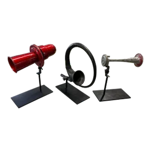 Collection of Mid 20th Century Mounted Vintage Car Horns - Set of 3