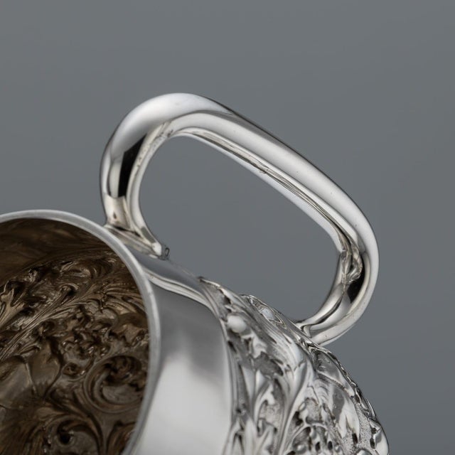 Antique Victorian Silver Mug, Sheffield, 1897 For Sale - Image 9 of 18