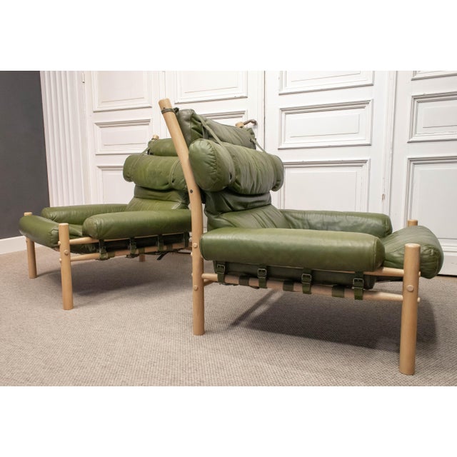 Inca Lounge Chairs and Ottomans by Arne Norell for Norell AB, Sweden, 1970s, Set of 4 For Sale - Image 13 of 16