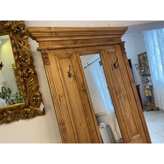 Wooden Farmehouse Wardrobe For Sale - Image 13 of 14