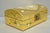 Vintage Chinese Oriental Gold Leaf Dome Lid Jewelry Box W/ Soapstone Figures For Sale - Image 11 of 18