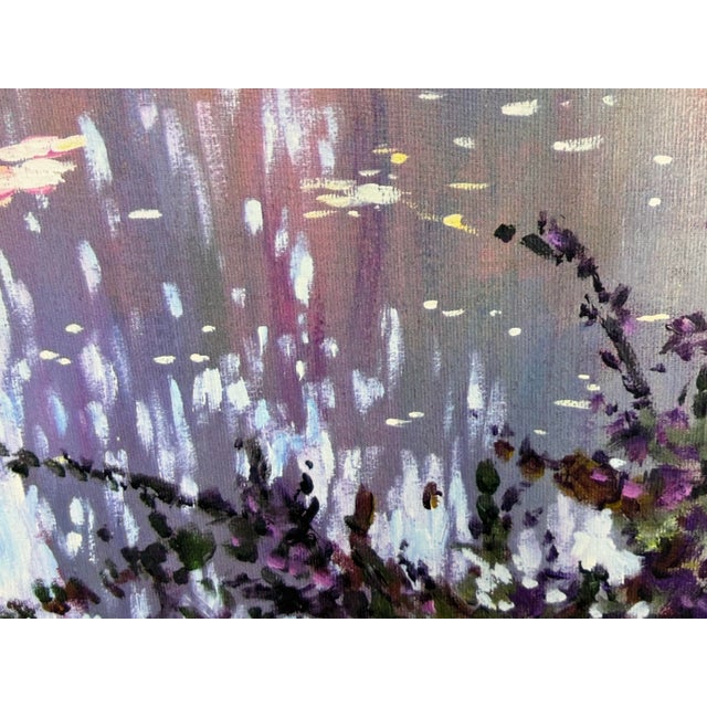 Blue David Lloyd Glover “Homage to Monet” Art Print For Sale - Image 8 of 12