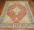 Red Early 20th Century Antique Oushak Rug 9' x 12' For Sale - Image 8 of 10