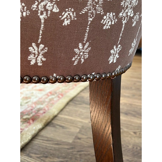 Chocolate Pair of George Smith Chartwell Dining or Side Chairs For Sale - Image 8 of 8