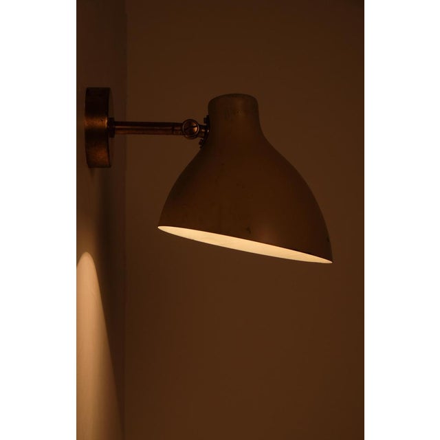 Brown Swedish Modern Wall Lamps from Asea, 1940s, Set of 2 For Sale - Image 8 of 9
